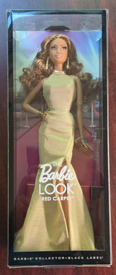 The LOOK Red Carpet Barbie Doll African American Black Label