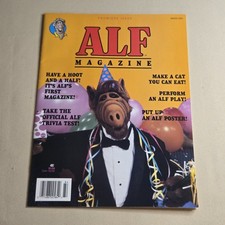 VINTAGE ALF Magazine - PREMIERE ISSUE (1989) - Coll. TV Memorabilia (UNGRADED)