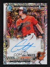 2021 Bowman Chrome Prospects Speckle Refractor /299 Coby Mayo #CPA-CMA Auto 1e56