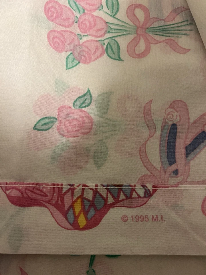 Винтажная занавеска для куклы Barbie AA 1995 1 панель 70x94 дюйма The Bibb Company - Изображение 3 из 4