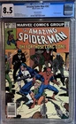 The Amazing Spider-Man 202 CGC 8.5! White Pages! Punisher! Newsstand!