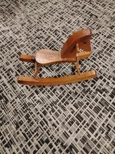 Vintage Wooden Dollhouse Rocking Horse 3.5" X 2.5"