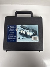 Cassette Case Portable Storage Holds 20 Vintage USA Made Trend Basics