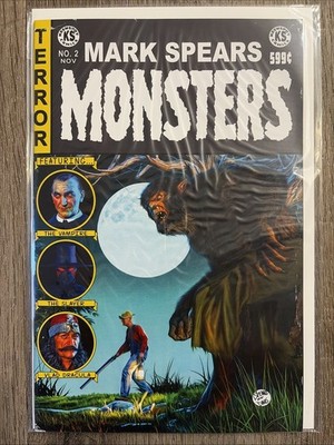 Mark Spears Monsters #2 Cover D-Ec Comics Homage Limited to 2660 NM