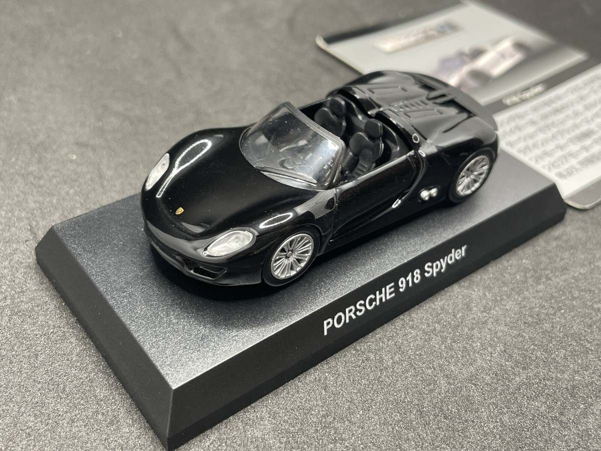 Kyosho 1/64 Porsche collection5 918 Spyder black diecast