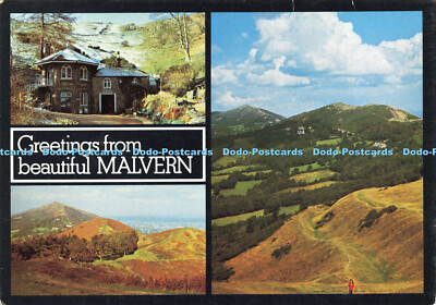 D159769 Grüße vom schönen Malvern. St. Ann Brunnen im Frühlingsschnee. Kings Nor