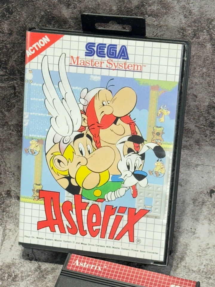 Master System ASTERIX Boxed & Complete PAL REGION FREE (Works in US) NEAR MINT - Image 2 of 3