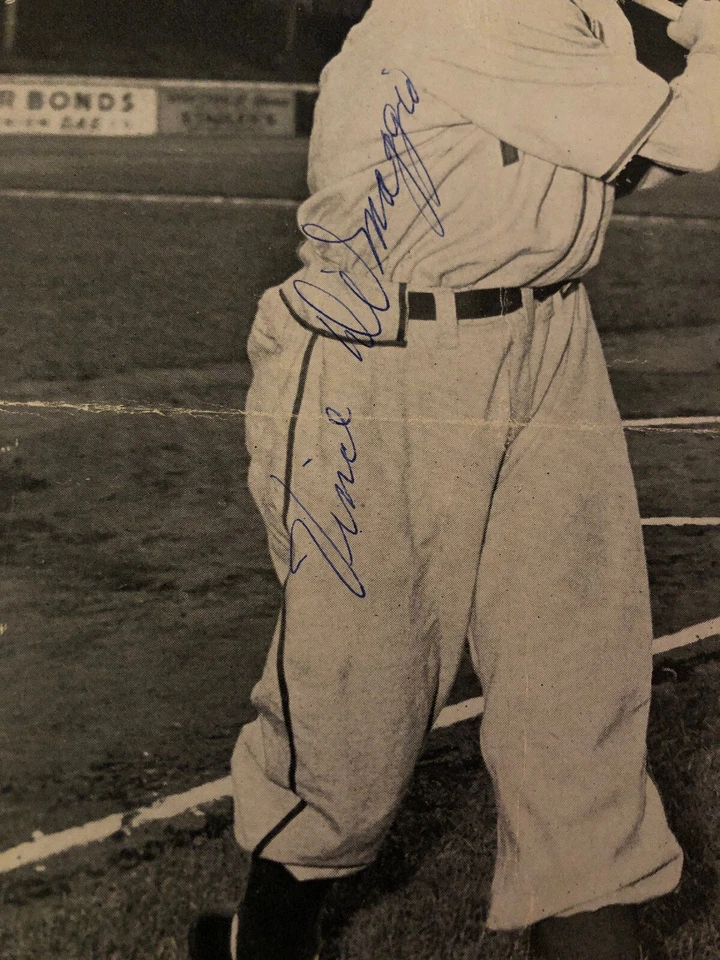 Vincent Di Maggio Autographed Magazine Page.RARE! JSA d.1986. Pirates - Image 2 of 4