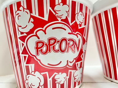 popcorn 鉢 Final Touch Popcorn Buckets Bowls Ceramic Large Size 7