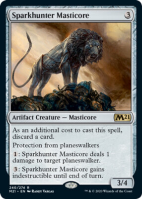 MTG - Sparkhunter Masticore - Core Set 2021 - NM, English Magic
