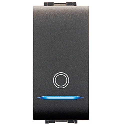 Mylife Art 4018 LED Unipolar Button Power Channels Compatible Btcino - Picture 2 of 2
