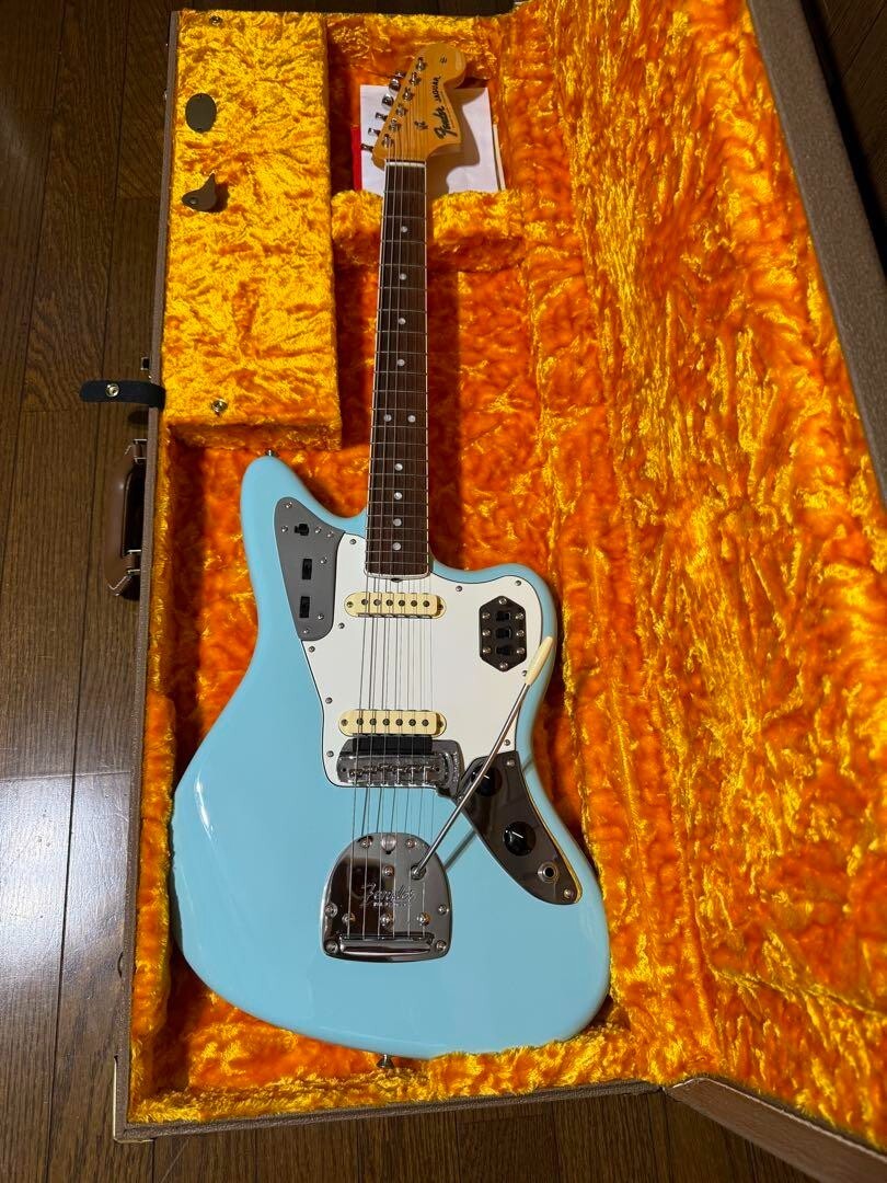 ギター Fender Jaguar Daphne Blue Fender American Original '60s Jaguar Daphne Blue | The Music Zoo