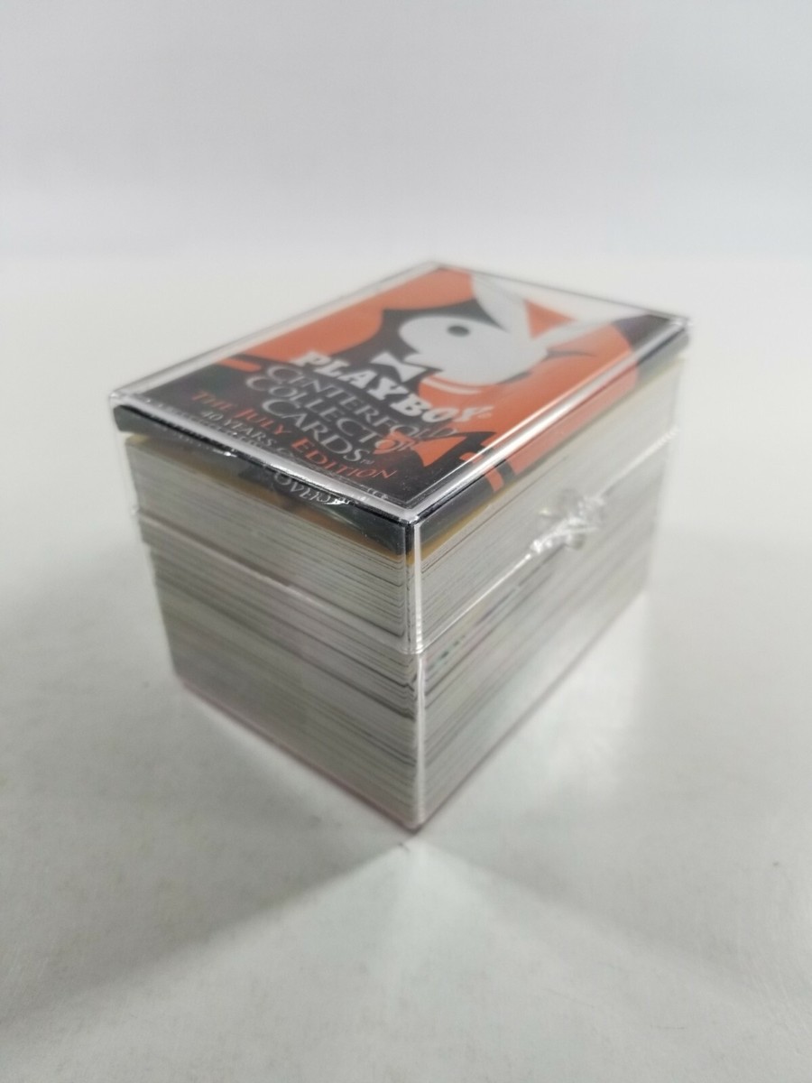 PLAYBOY CENTERFOLD COLLECTOR CARDS JULY EDITION COMPLETE BASE SET