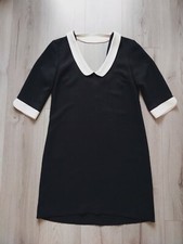 Genuine vintage dress size 6 black Queenie retro classic above knee