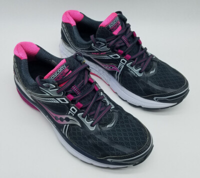 Saucony Omni 15 Women's Size 10 Running Shoes Black Pink