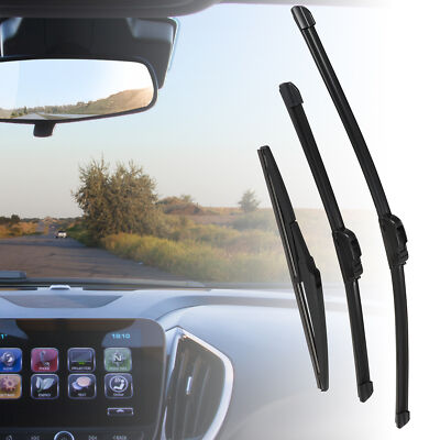 3 Wipers Replacement For 2006-2012 Toyota Rav4, Windshield Wiper Blades Original Equipment Replacement - 24"/17"/12" (Set Of 3) U/J HOOK In | Whizz Blades - Foto 4