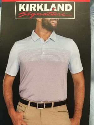 kirkland short sleeve dress shirts Kirkland Signature Mens Short Sleeve Pique Performance Polo (XX-Large, Grey) at Amazon Men's Clothing store