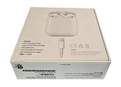 Apple AirPods Box boîte blanche modèle A2032 A2031 A1602 manuel du propriétaire BOITE SEULE - Photo 8 sur 10