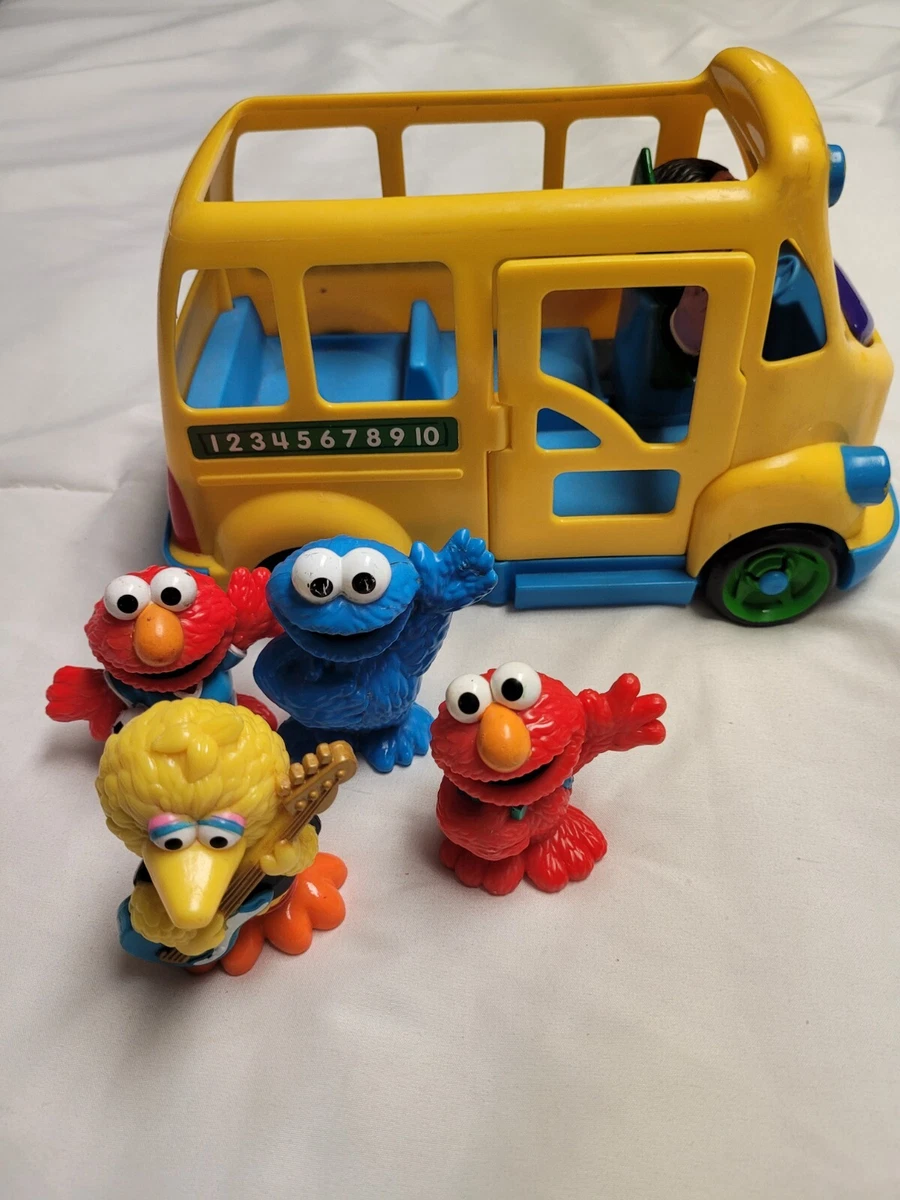 Elmo sales bus toy