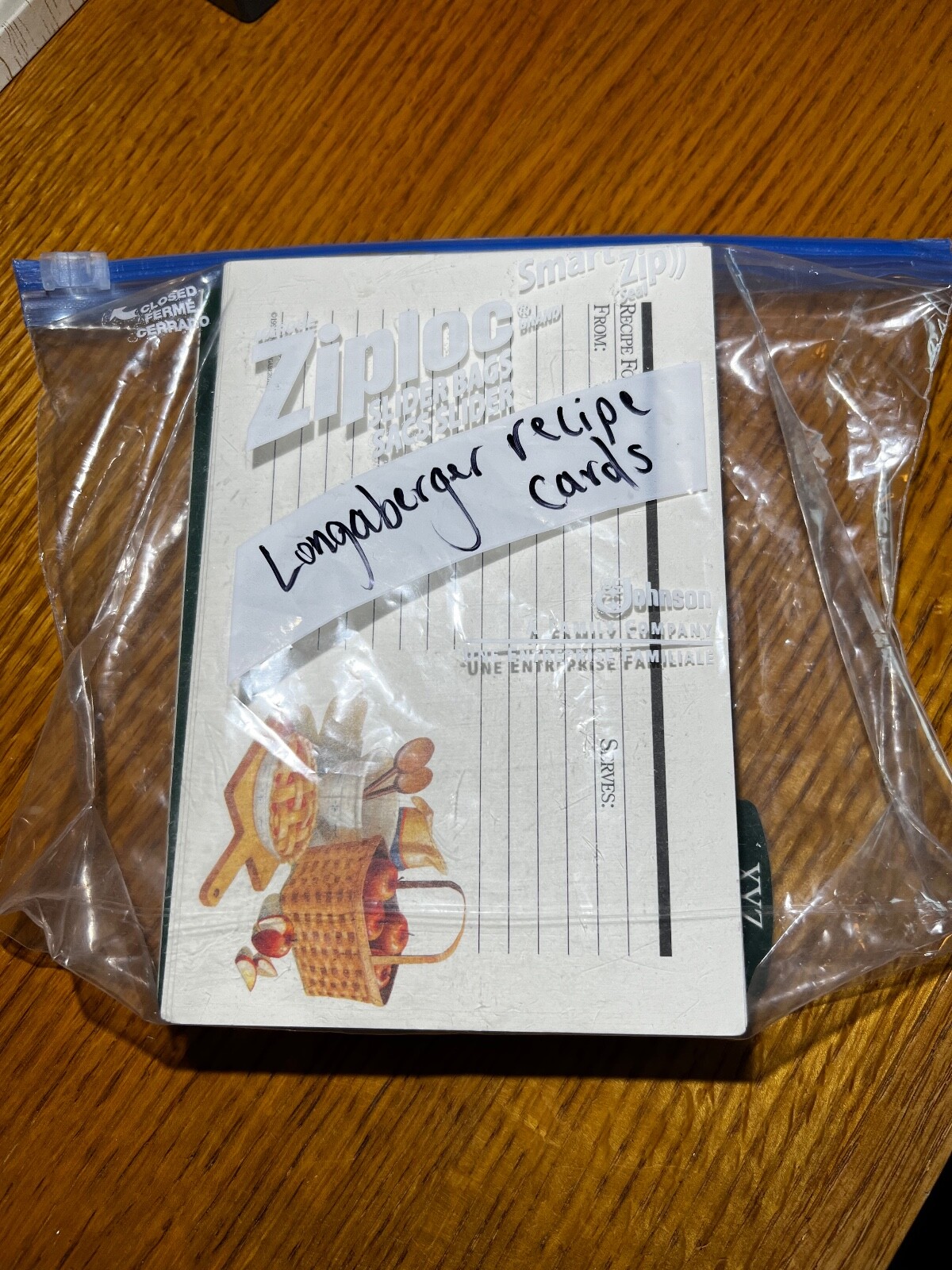 96 New LONGABERGER Basket Recipe Cards w/Dividers from 1994 4"x 6" eBay