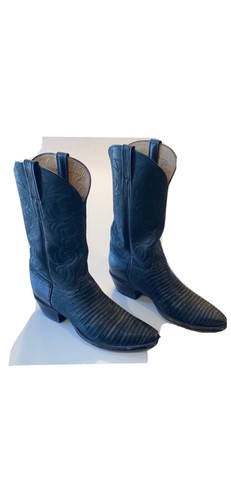 lucchese stonewashed lizard cowboy 