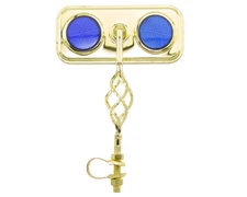 ALTALINE Bicycle Rectangle Cage Mirror Gold Blue