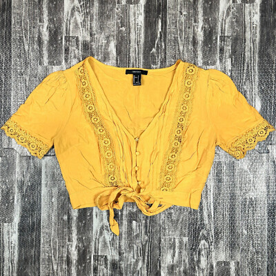 yellow blouse forever 21