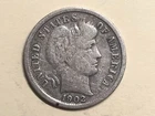 1902-S BARBER silver U.S. dime. Fine. #nk1