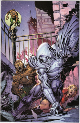 Moon Knight #1 NM- TerrifiCon VIRGIN Variant Werewolf By Night #32 Homage
