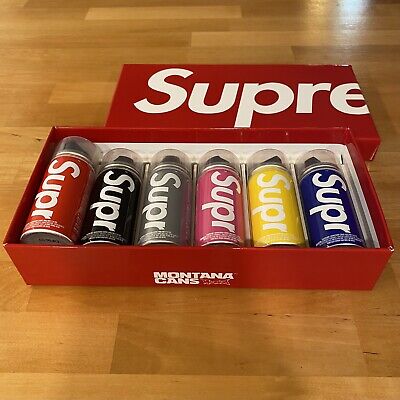 Supreme X Montana Spray Paint Cans Mini Can Multicolour Set