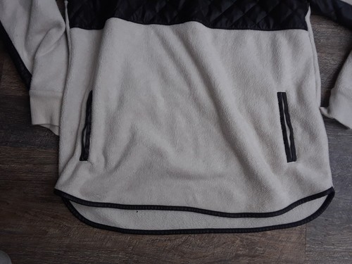 Ambercrombie & Fitch Motorrad Pullover Schwarz Weiß L Herren A15 - Bild 4 von 8