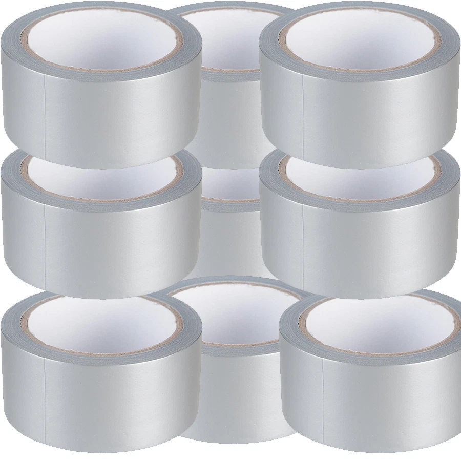 Silver 48mm x 50M Duck Duct Gaffa Gaffer Waterproof Adhesive Repair Cloth Tapes