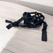 Barkless Basket Muzzle Breathable Small Dog 10-15 Pds Ajustable Comfort Size 1