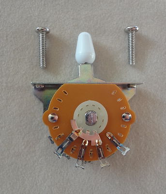 3 WAY LEVER BLADE SWITCH US RETRO STRAT STYLE by MIGHTY MITE for Electric Guitar