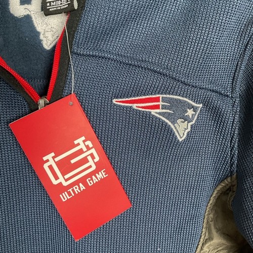Ultra Game NFL Boys Fleece Quarter-Zip Hoodie Size Medium (10/12) NWT - Picture 3 of 8