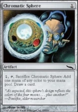 4x Chromatic Sphere Light Play, English Mirrodin MTG Magic