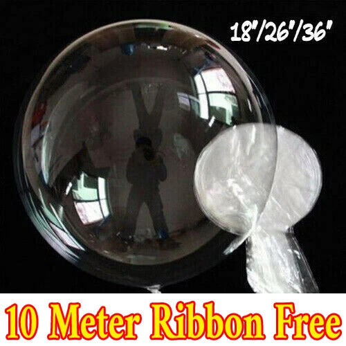 18" 24” 36" Clear BOBO Balloons Bubble Balloon Globos Balloon For All Occasions
