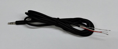 NEW 1/8 Inch (3.5mm) Stereo 3 Wire Morse Code Paddle, Keyer Key Cable, 6 Ft.