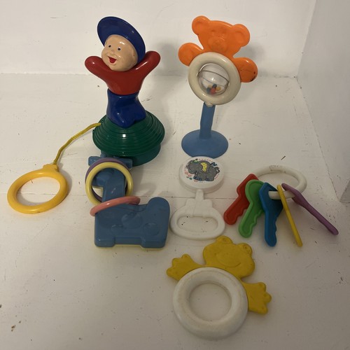 Lot Vintage JOHNSON & JOHNSON BABY DEVELOPMENT TOYS 1980-1990's