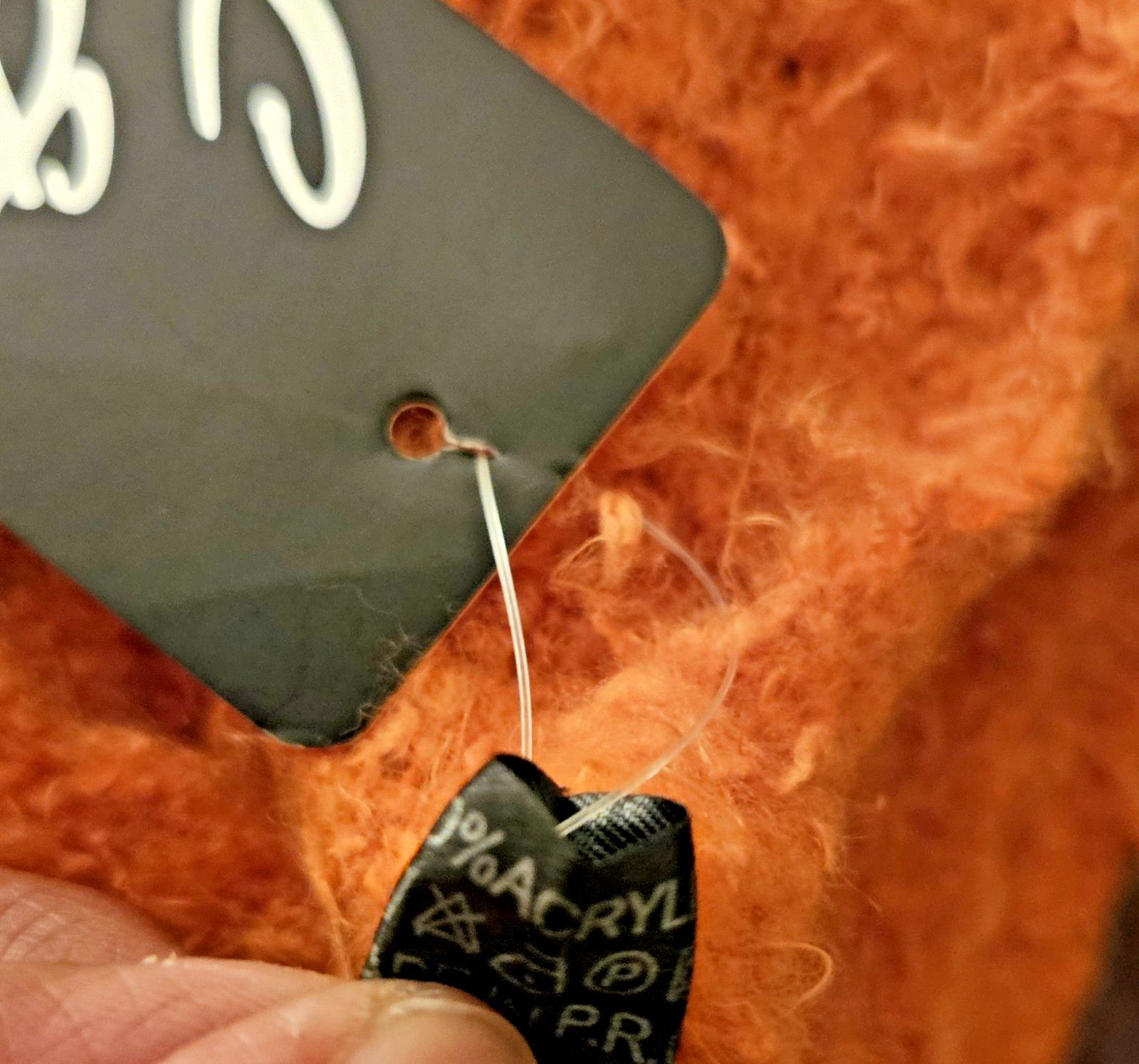 C & D Fashion Design soft 100% Acrylic Burnt Orange Color Scarf NWT...