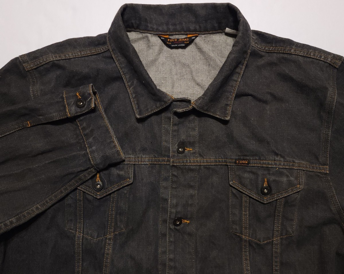 N*O様 90s Ralph Lauren TRUCKER JACKET Vtg 90's Polo Ralph Lauren Denim Trucker Jacket Men's Size