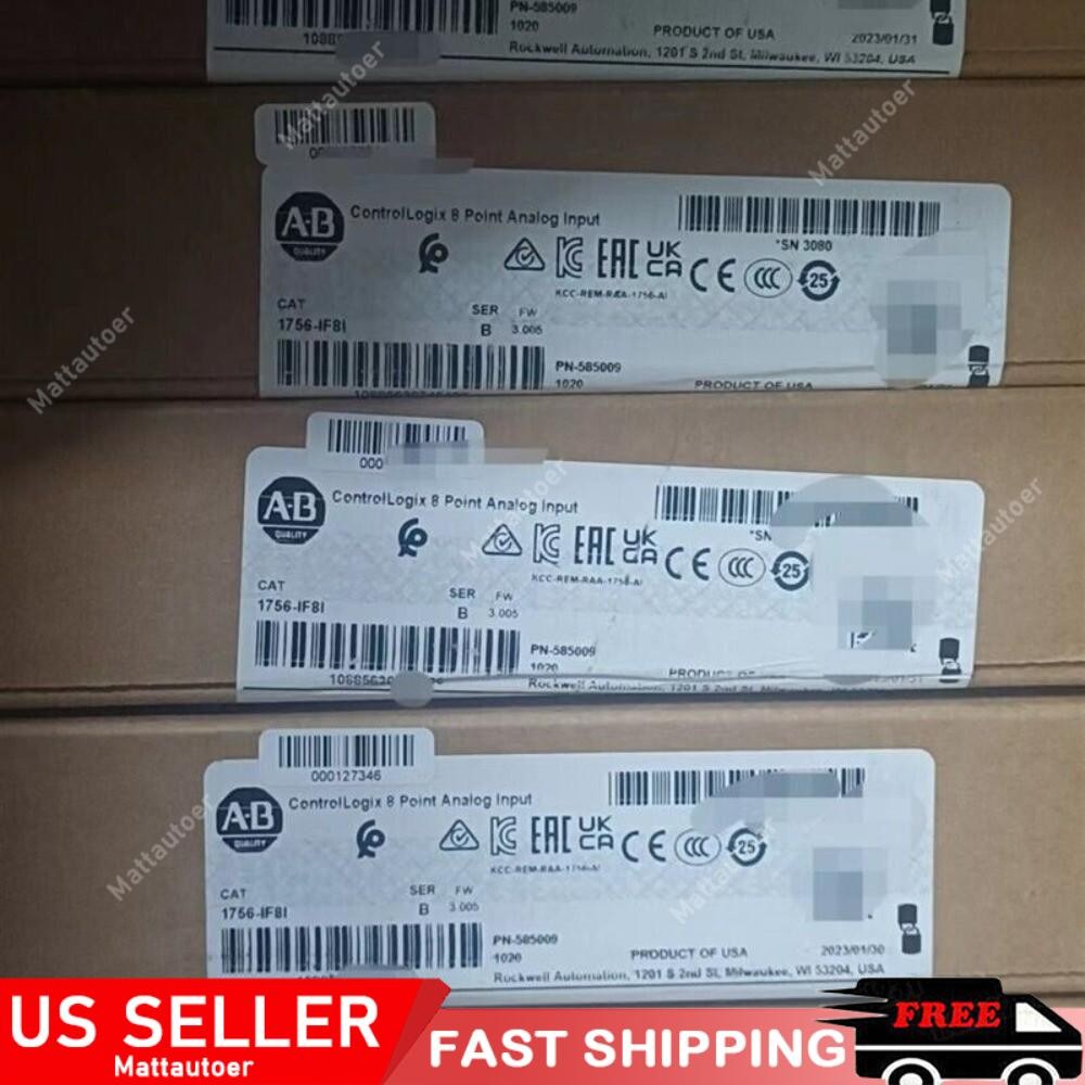 Factory Sealed AB 1756-IF8I ControlLogix 8 Point Analog Input Module US Free Tax