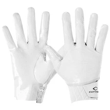 Medium White Sport Activity Gloves with Maximum Stick for All Weather Perform...