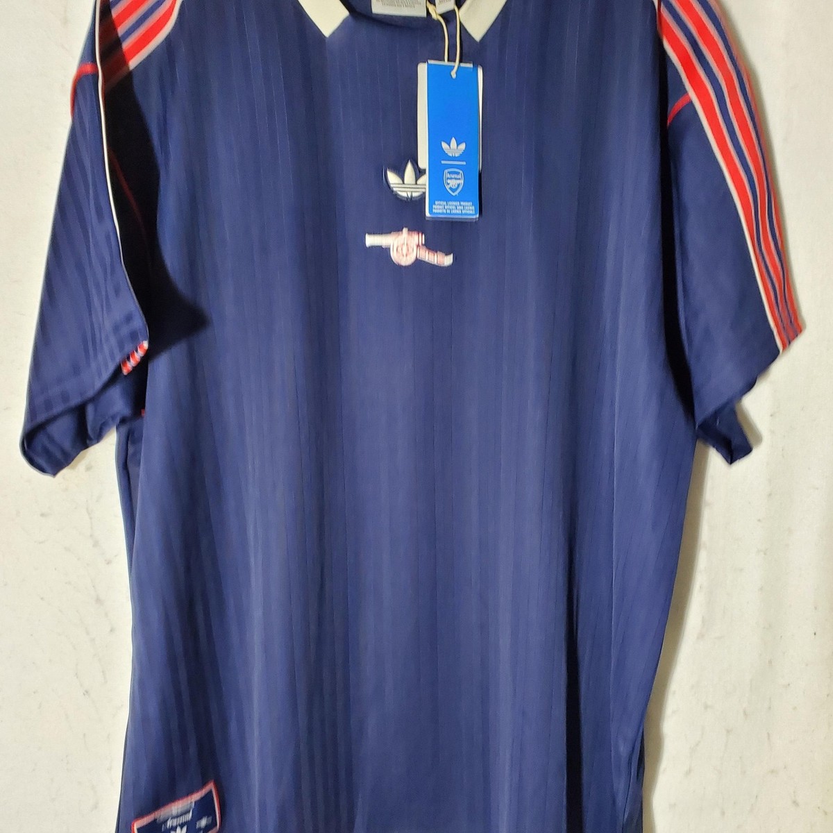 Arsenal Jersey Mens XL Blue Premier League Soccer Adidas Originals