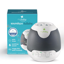 Mybaby Lullaby Sound Machine  Projector   Baby Sleep Machine Plays 6 Sounds  L