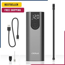 CYCPLUS A8 Portable Bicycle Tire Pump Bike Inflator Electric Air Compressor