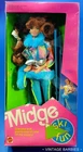 RARE Midge Barbie Doll Ski Fun #7513 w/Original Box MINTY ~ Vintage 1990's
