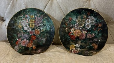 Two Royal Doulton Classic Florals Collector s Plates Albert Williams 