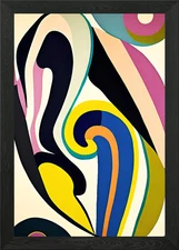 Graphic Suite Framed Wall Art Poster Canvas Print Picture