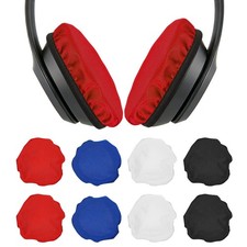 4 Pairs Headphone Ear Pads Covers 2.4"-3.3" Headset Ear Pad Cloth Cover 4 Colors